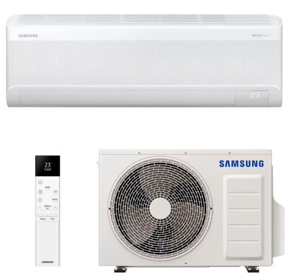 Samsung AR60F24C1AWNEU + AR60F24C1AWXEU WindFree™ Comfort S2 Inverteres Split klíma